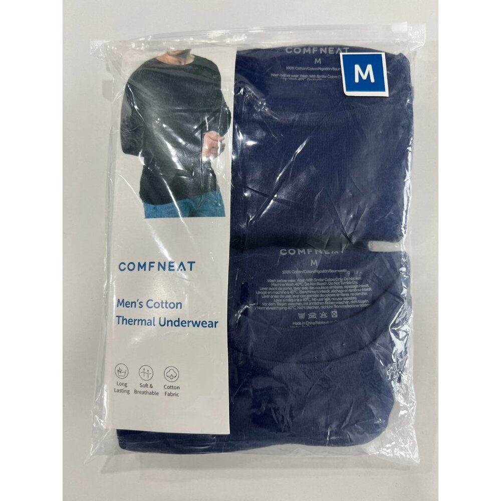 COMFNEAT Men's Cotton Thermal Underwear